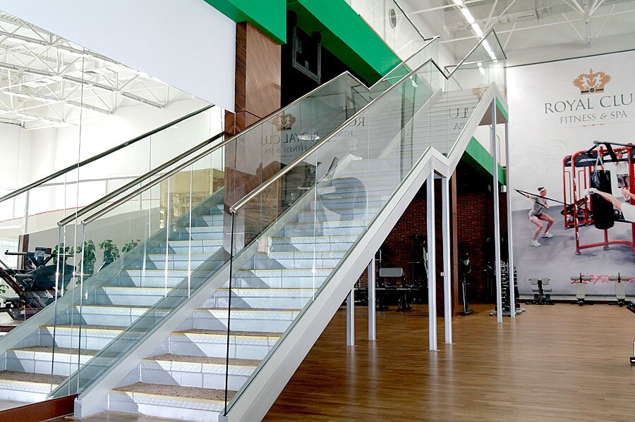 Применение углового перехода для стекла